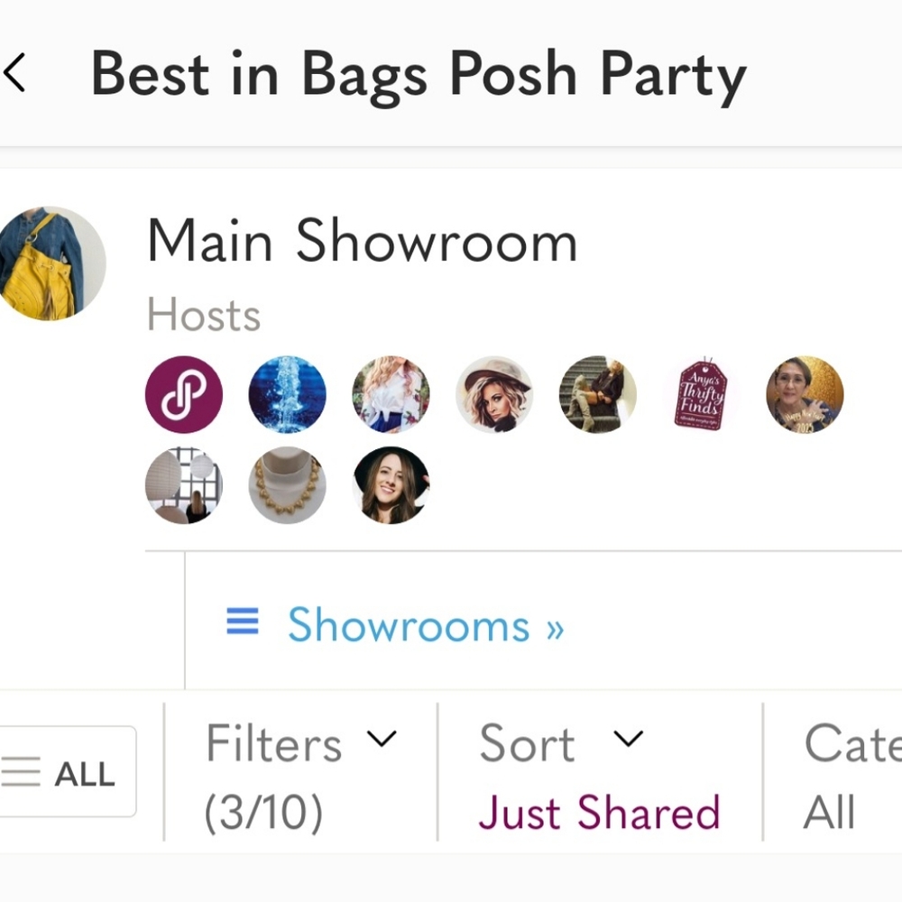Co-hosting POSH Party " BEST OF BAGS" APRIL 23. 25